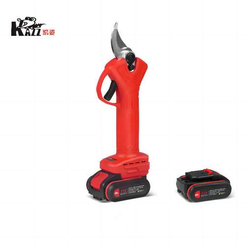 凯姿电动修枝剪果树剪树枝剪刀锂电剪园林修枝粗枝电剪刀2.8cm2电