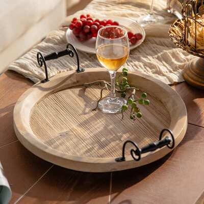 【无现货Customized单】薰香收纳盘摄影道具首饰摆盘美式木质托盘