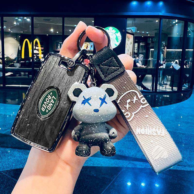 适用路虎钥匙套揽胜极光L发现运动版神行星脉4行政版揽运车壳扣20