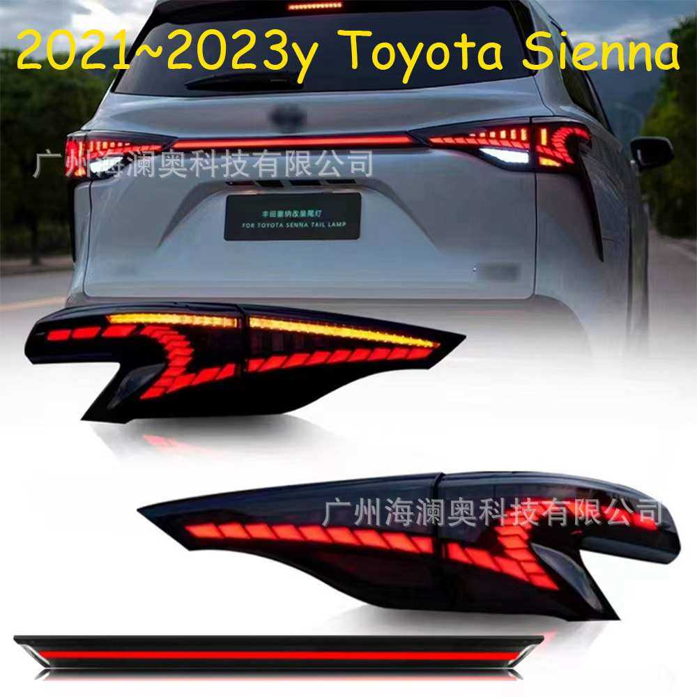 适用于丰田赛那尾灯日行灯赛纳刹车灯后杠灯警示灯2021~202