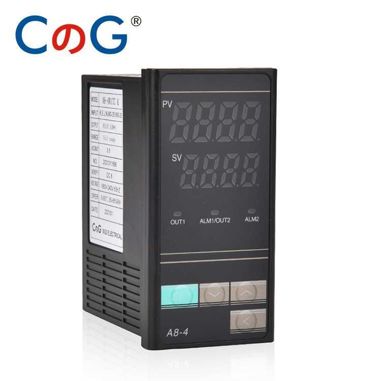 西崎温控仪A8-4R1TC智能温控仪A8系列数显温度控制器E型k型多输入