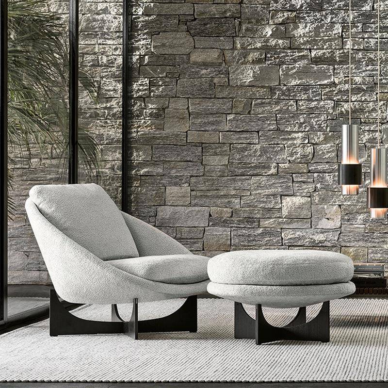 设计师单人椅意式轻奢老虎椅酒店客房沙发椅懒人休闲椅客厅设计师