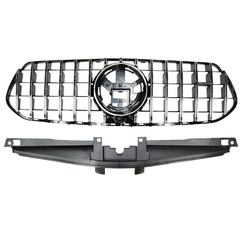 适用奔驰24款新GLE GT中网后期W167 V167改装GT竖条中网厂家直销