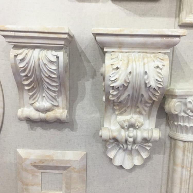 欧式罗马柱石塑梁拖吊顶屋檐横梁外墙梁拖柱头垭口拱门装饰雕花