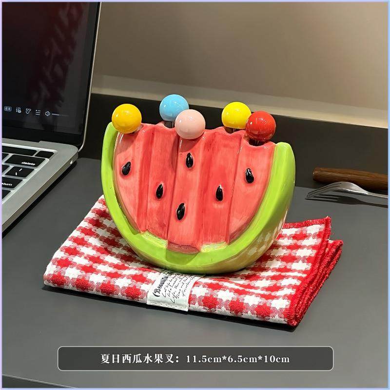 水果叉套装西瓜家用甜品可爱不锈钢叉子收纳罐果插儿童安全果签,鲜花速递/花卉仿真/绿植园艺,割草机/草坪机,淘宝优惠券,粉丝福利购,淘宝优惠卷