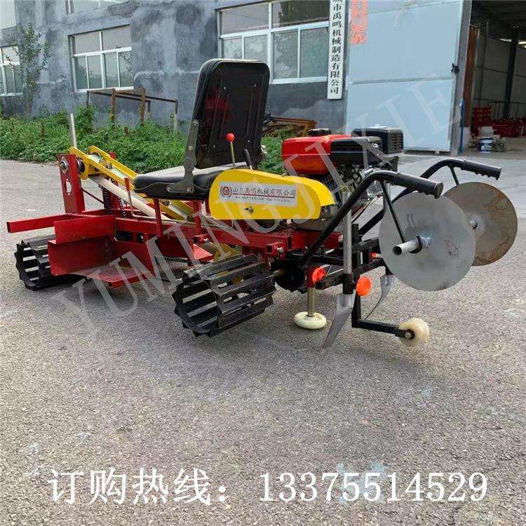 小型大姜播种机农用老姜种植机7.5马力自走式生姜种植滴灌覆土机