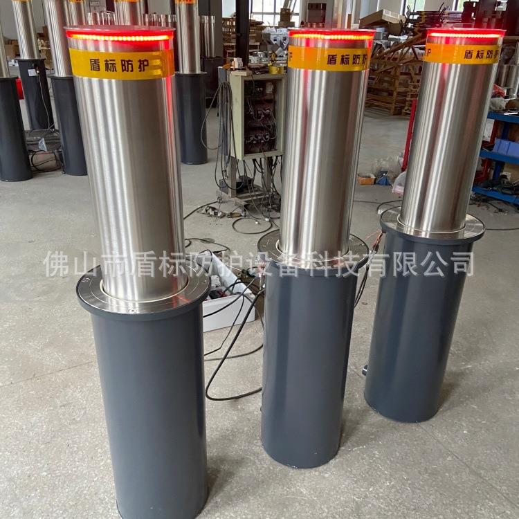 自动液压升降柱车档 单位进出车牌识别伸缩车档 成品不锈钢车档