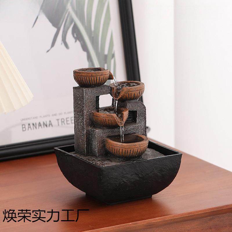 新招财自动流水摆件循环水中式茶几办天公室桌面小客厅家用泉摆件,鲜花速递/花卉仿真/绿植园艺,割草机/草坪机,淘宝优惠券,粉丝福利购,淘宝优惠卷