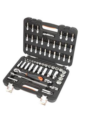 钢盾工具 58件10mm公制套筒组套 机修汽修套装S010003