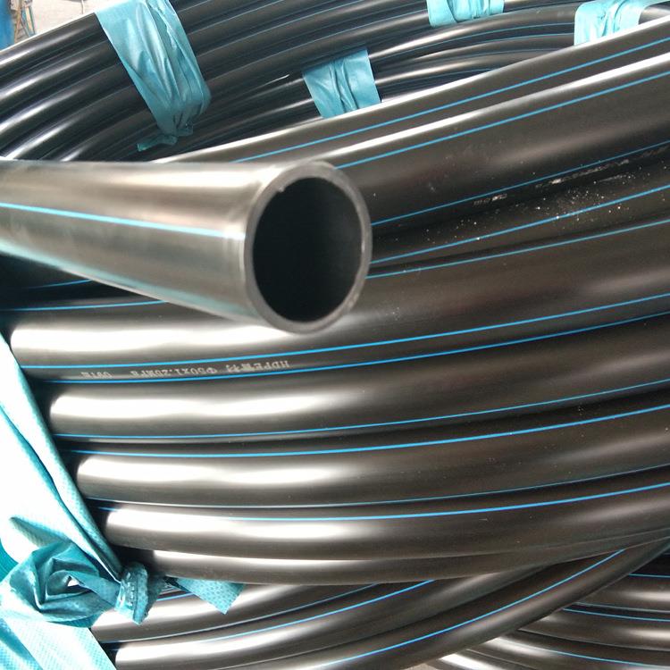 pe穿线管7590110黑色聚乙烯塑料直埋过道拖拉顶管盘管厂家供应