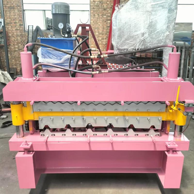 厂家生产彩涂板设备全自动加宽双层压瓦机1064-1000成型机械设备