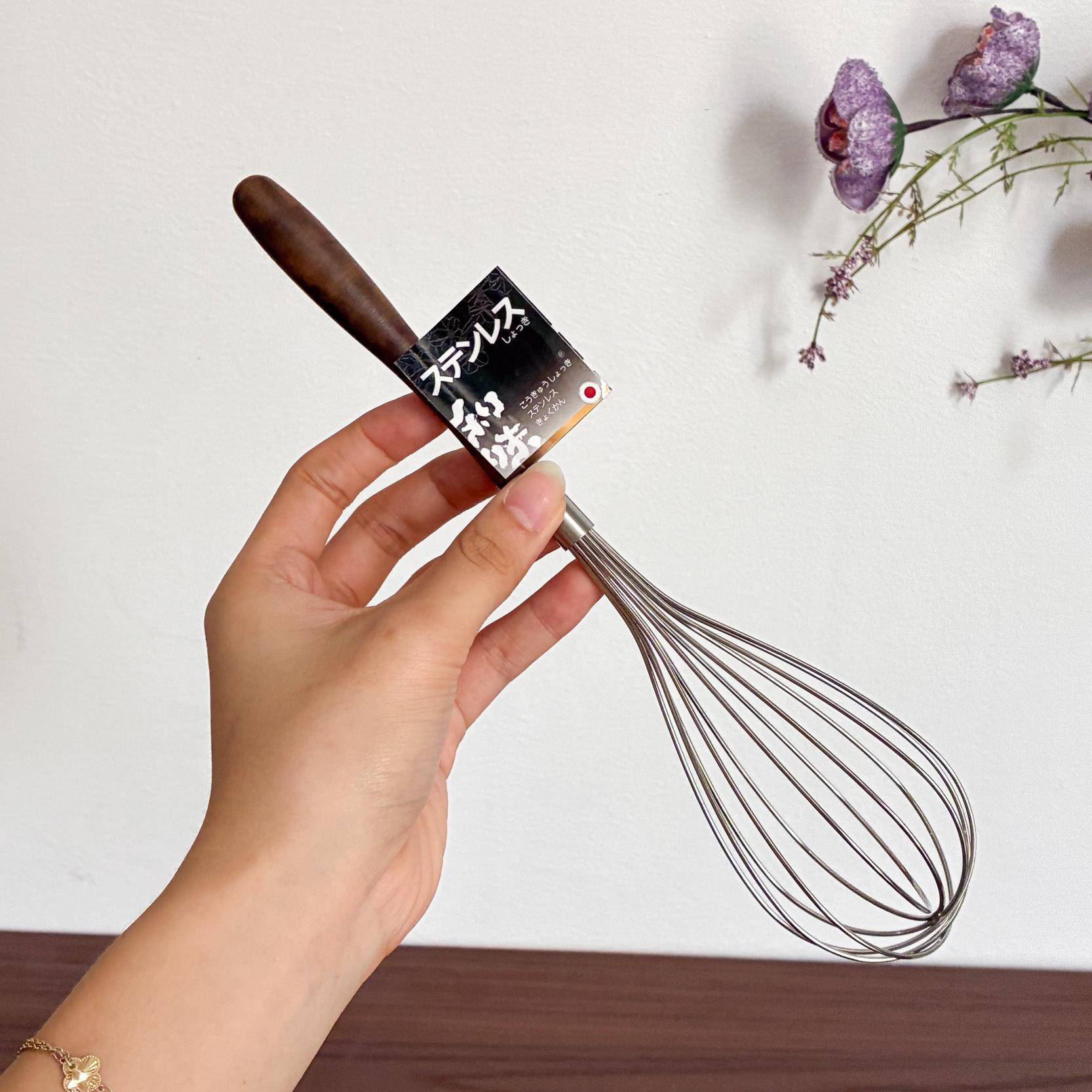 外贸原单304不锈钢打蛋器手动鸡蛋奶油搅拌棒小型打发器搅蛋器蛋