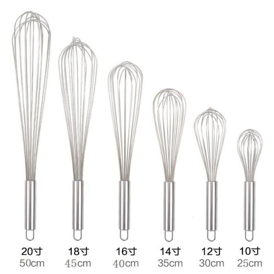 加粗打蛋器烘焙奶泡机不锈钢手动搅蛋器家用商用14寸16寸18寸20寸