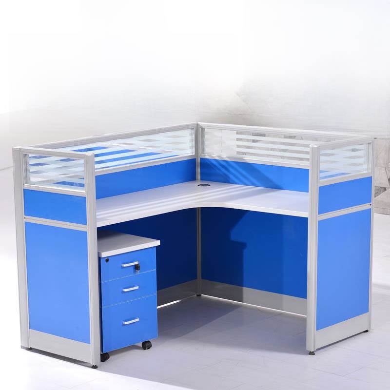 办公家具屏风隔断工作人员办公桌4/6人电脑桌椅组合甲板简单而现