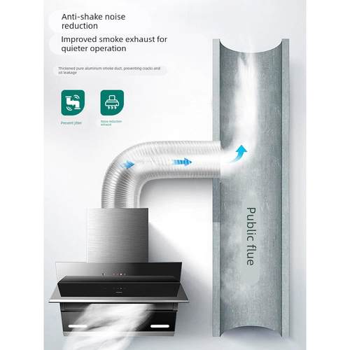 抽油烟机管排烟管管道配件油烟管管子排气管风管软管烟道纯铝铝箔