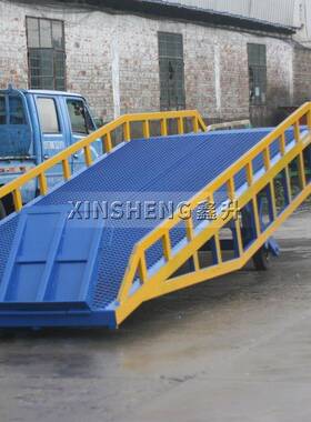 移动式液压登车桥齿轮升降10吨物流仓库叉车卸货通道使用装卸货