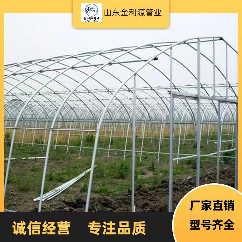 质优价廉可折弯大棚骨架热镀锌管农业温室大棚用椭圆管镀锌管
