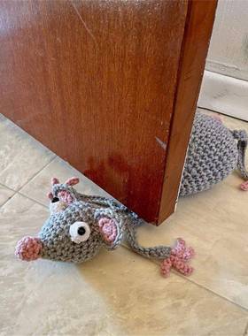 【折扣价】2025亚马逊跨境新款纯手工钩织可爱卡通小动物DoorStop