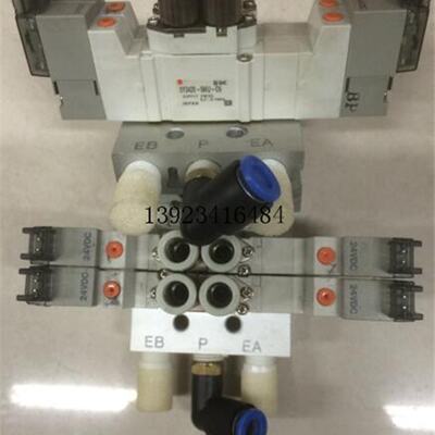 议价SMC 电磁阀SY3420-5MU-C6  2端口 含铝合金基座及SY3000固定