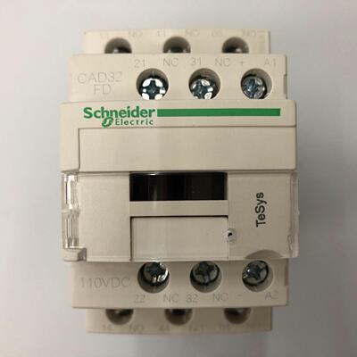 议价原装正品CAD32FDC DC110V 3开2闭施耐德直流中间继电器控制继