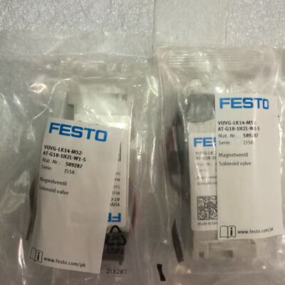 议价德国FESTO电磁阀VUVG-LK14-M52-AT-G18-1H2L-W1-S 589287正品