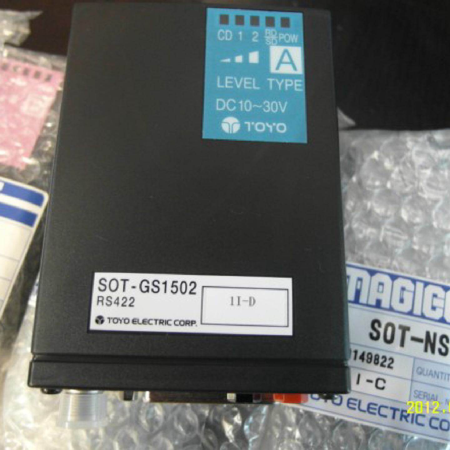 供应《》TOYO传送器SOT-VS2503B  SOT- GS2503B  原厂原装*