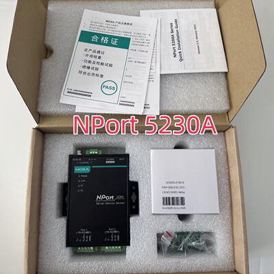 议价MOXA摩莎原装NPORT5230A串口设备联网伺服器