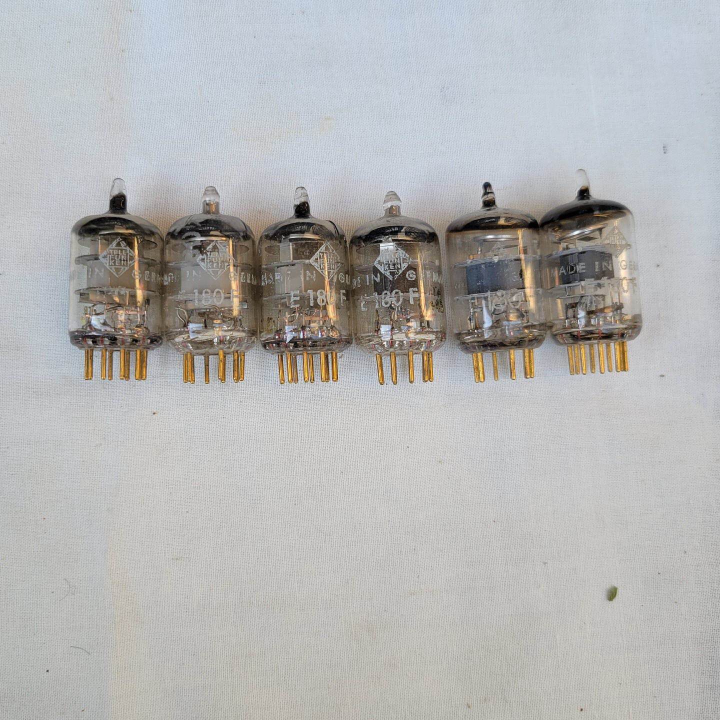 溢价-德律风根金脚E180F电子管代换6J9EF861一对价