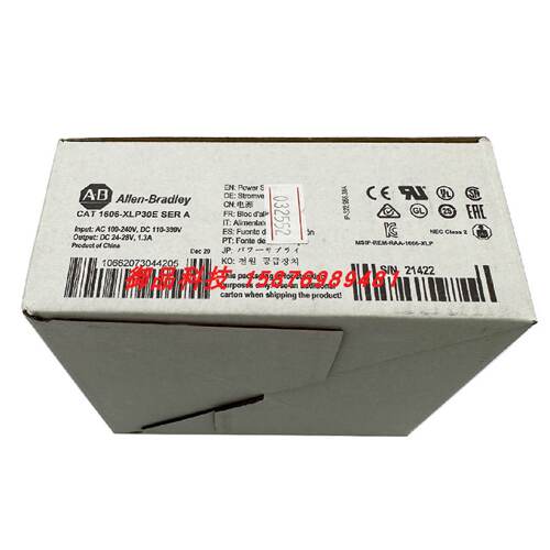 议价1606-XLP30E美国罗克韦尔自动化AB全新PLC1606电源1606XLP30E