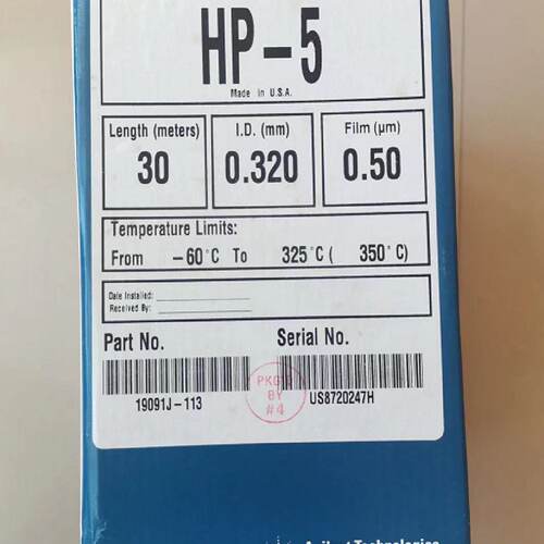 议价安捷伦原装气相色谱毛细管柱HP-5 30m*0.32*0.5um促销19091J-