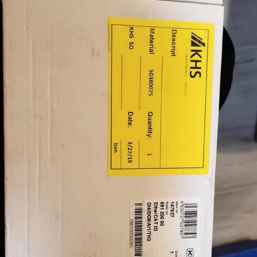 议价KHS吹瓶机Ethercat I/O DI4/DO8/AI 模块 IP65 50380075 6912