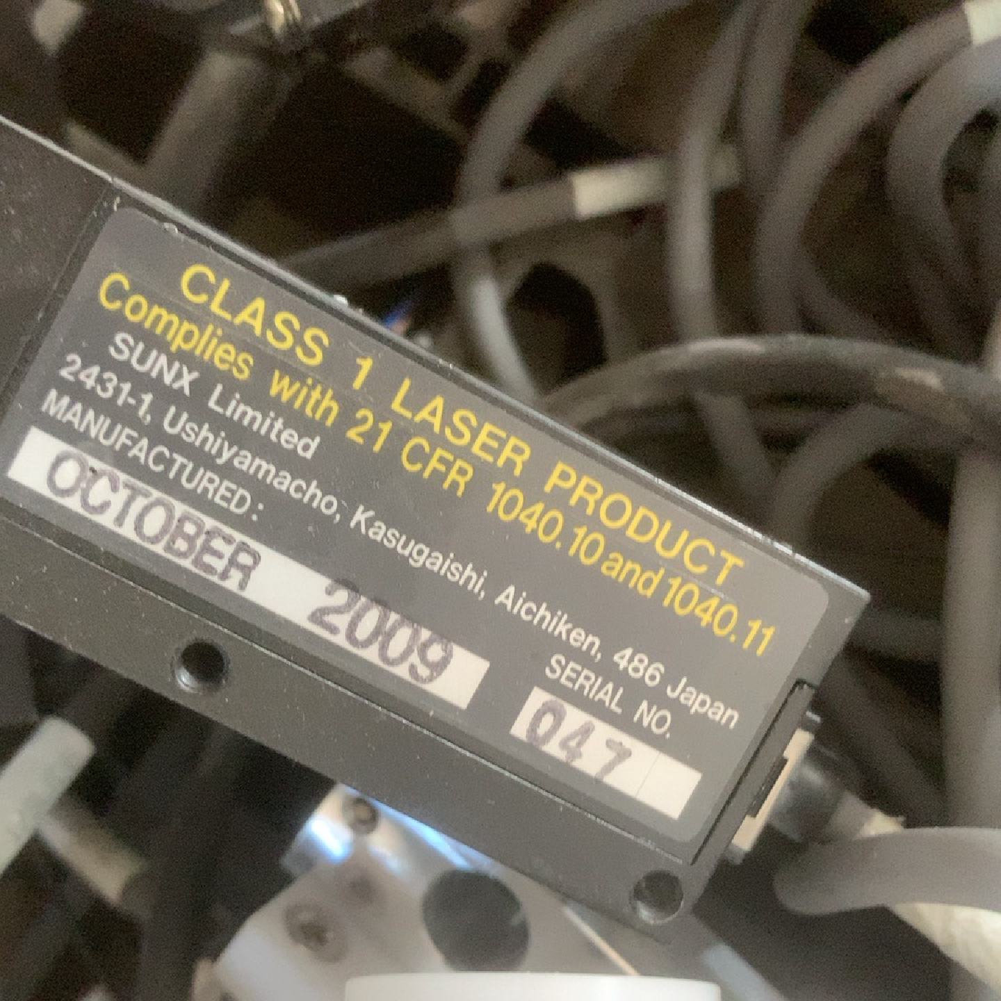 议价--【正品SUNX激光传感器!】型号LA-511P,2009年1
