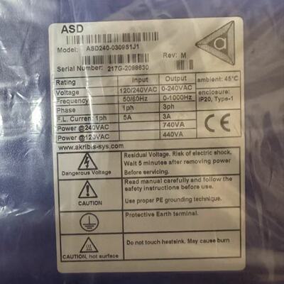议价[库存全新]Akribis雅科贝斯 ASD240-0309S1J1驱动器型   号全