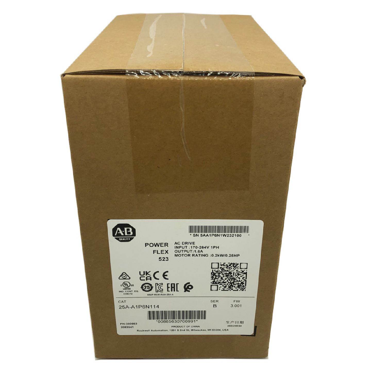 议价25A-A1P6N114罗克韦尔ABPowerFlex523变频器全新现货25AA1P6N - 实物图