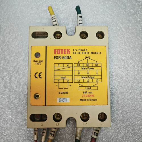 询价/台湾阳明FOTEK三相固态继电器ESR60DA