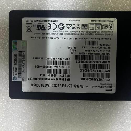 HP SSD 960GB 2.5 6G SATA MZ7KM议价