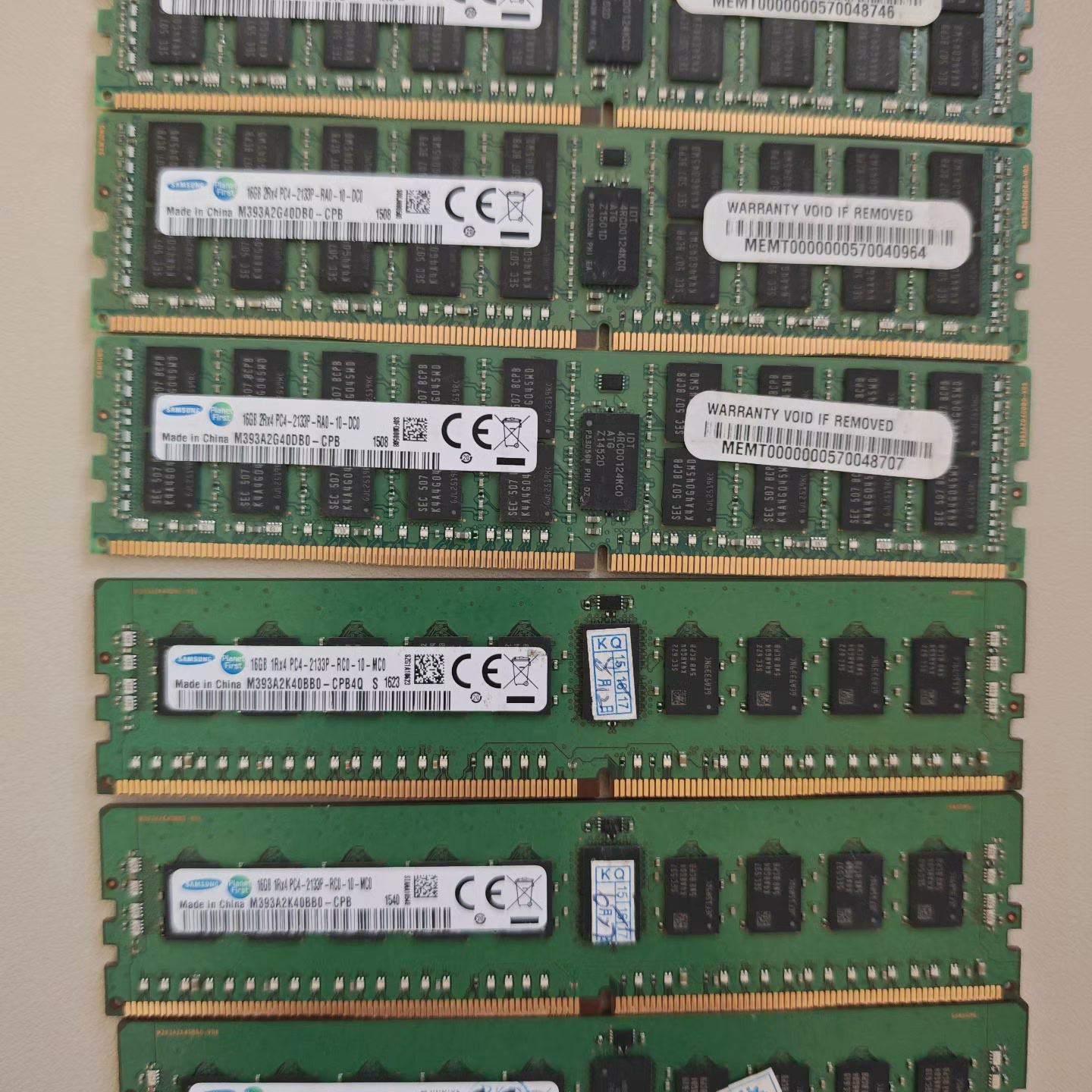 三星 DDR4 2133 16G 服务器内存条--议价商品