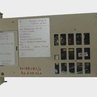 HARTMANNBRAUNTEU325TEMP变速器板