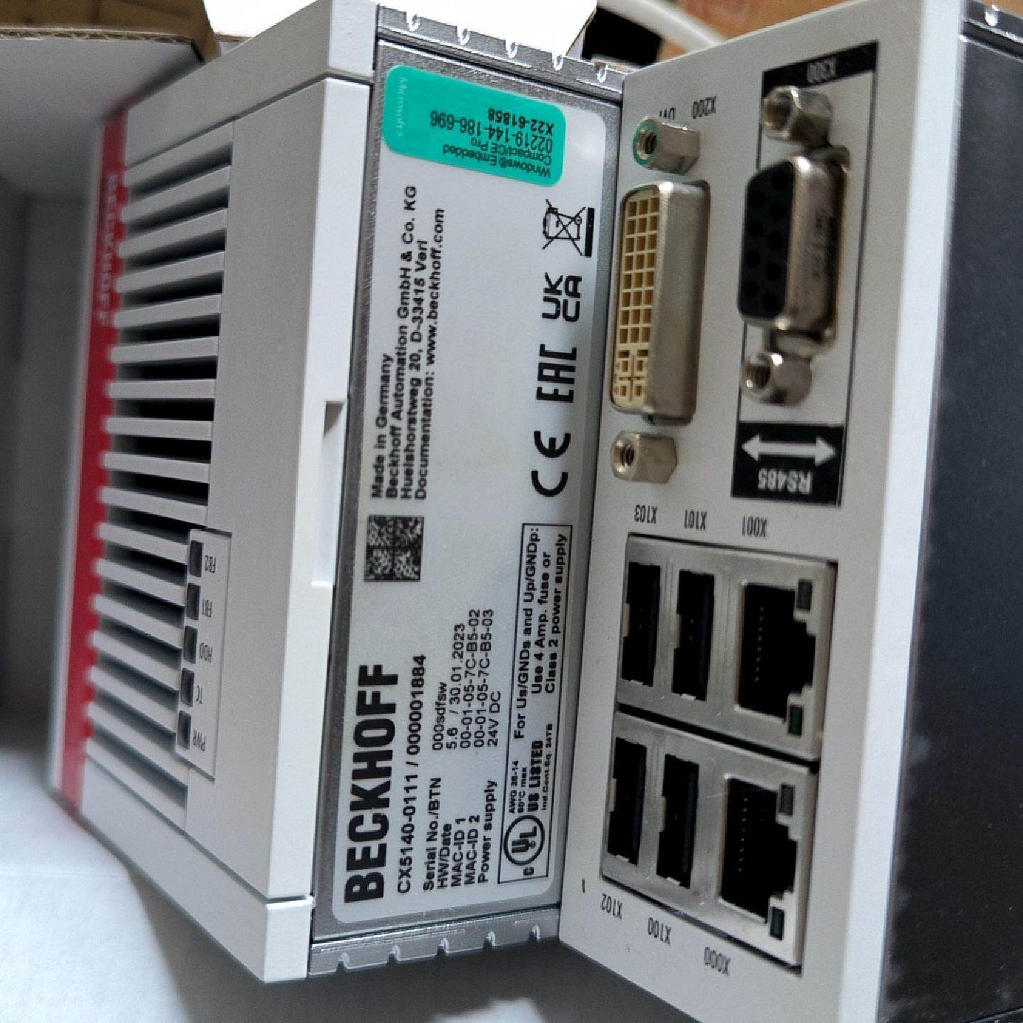 议价CX5140-0110倍福嵌入式控制器全新原装正品可对公，提供发票