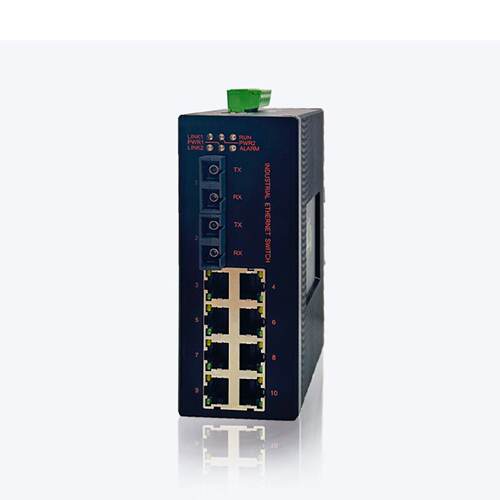 议价全新兆越MIE-5210卡轨式8电2光百兆网管型6FE2F工业交换机Mex