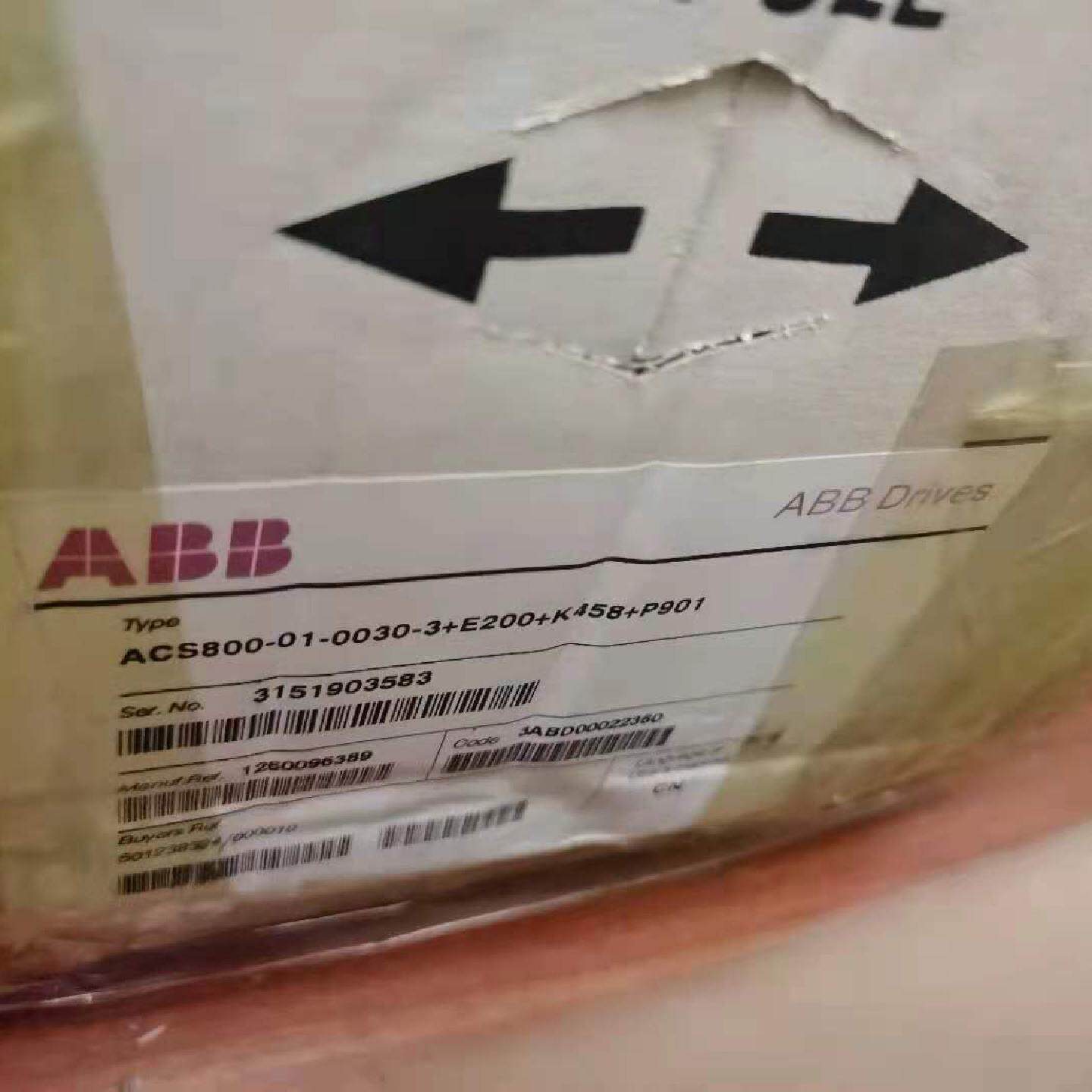 议价现货ACS800-01-0030-3E200K458P901全新原装ABB ACS800变频器