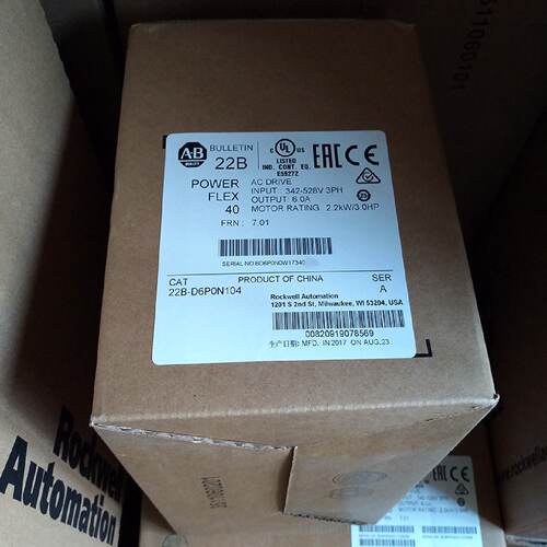 议价20B-VECT-C0AD 罗克韦尔 AB PowerFlex 变频器 20BVECTC0AD
