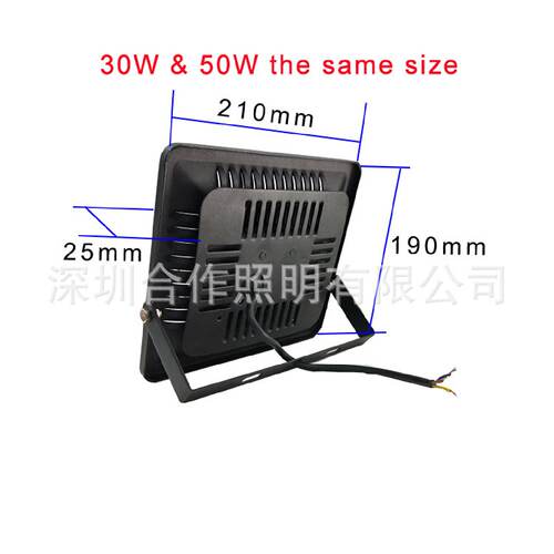 50W100W150W全新超薄led灯防水大功率投光灯体育场商场公园亮化