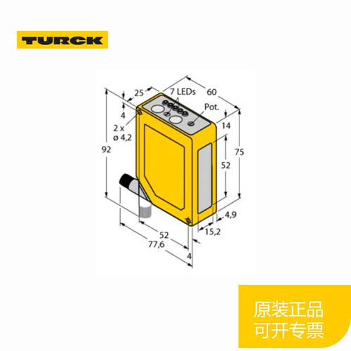 议价全新 图尔克TURCK 光电感测器BSO2L2m-Q60-ANP6X5-H1151原装