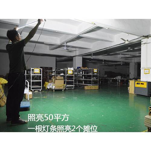 12VLED硬灯条夜市摆摊灯24V车用接电池电瓶48V60V72V地摊夜市灯