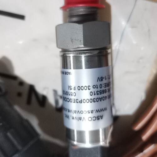 ASCO压力传感器40A03000P3ECOS量程030