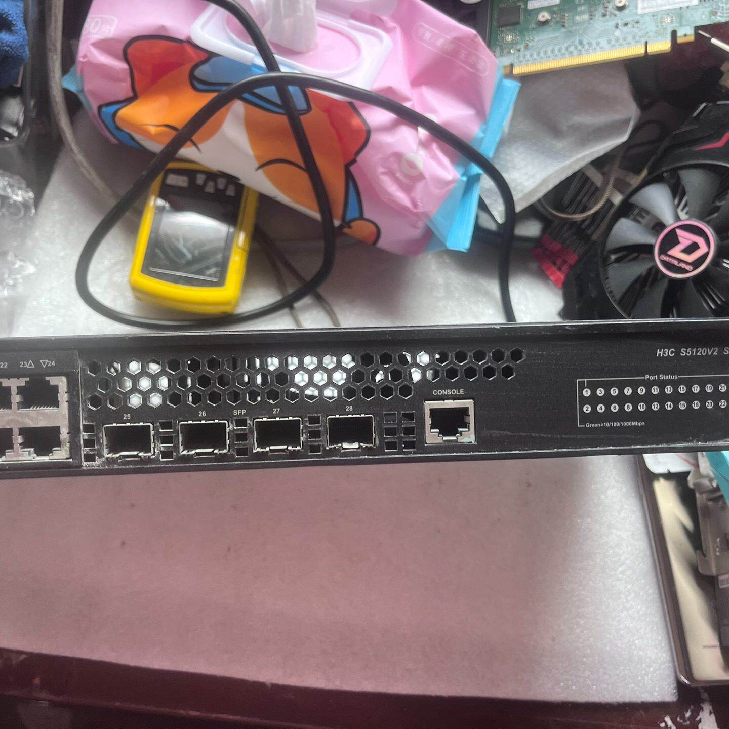 H3C华三S5120V2-28P-SI 24口全千兆交换机，—议价