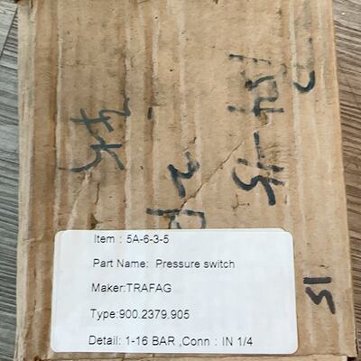 溢价-TRAFAG压力开关未使用型号900.2379.90