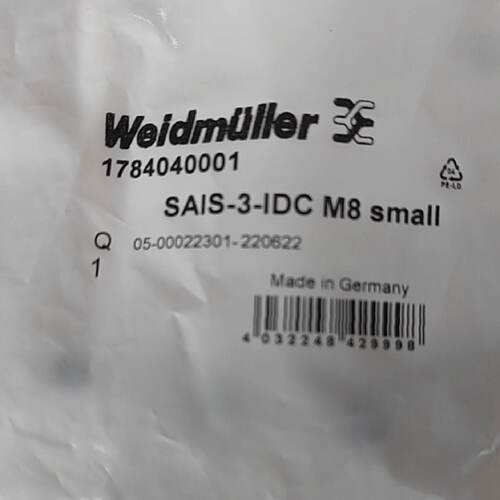 议价全新原装魏德米勒SAIS-3-IDC M8 small  1784040001
