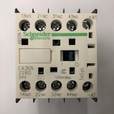 议价原装正品CA3KN22BD DC24V施耐德直流2开2闭中间继电器